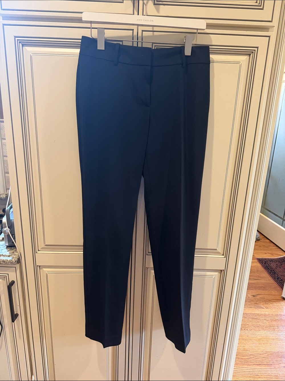 Ann Taylor black Straight-Leg Trousers